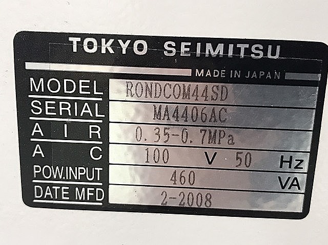 C103336 真円度測定機 東京精密 RONDCOM44SD_7