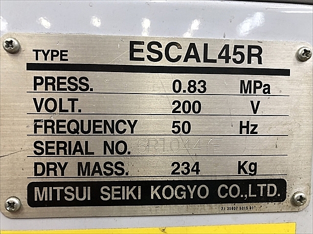 C109196 スクロールコンプレッサー 三井精機 ESCAL45R_4
