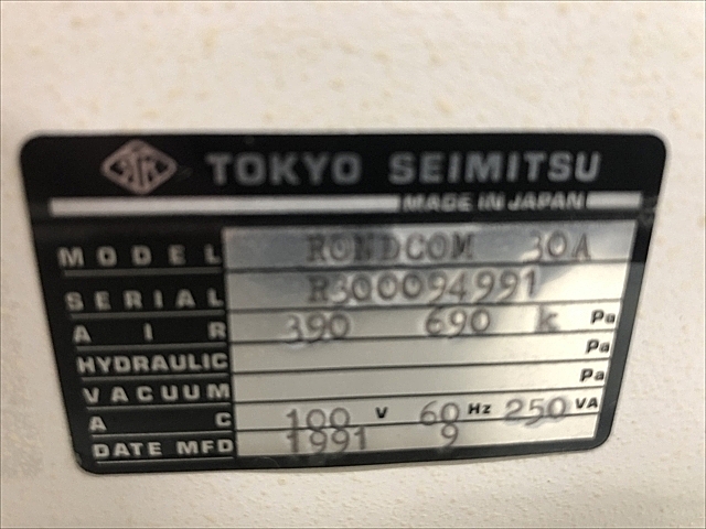 C101332 真円度測定機 東京精密 RONDCOM30A_11
