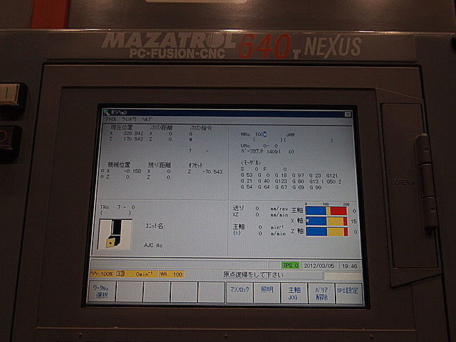 P001048 ＮＣ旋盤 ヤマザキマザック QTN-100_5