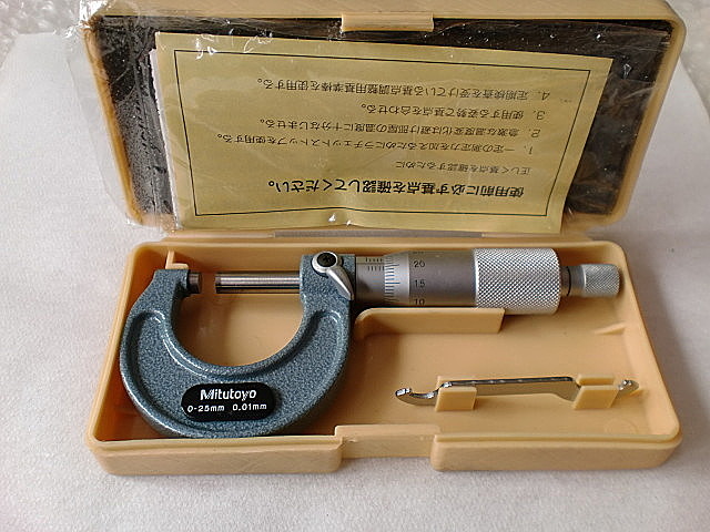 ミツトヨ 外側マイクロメーター M110-25