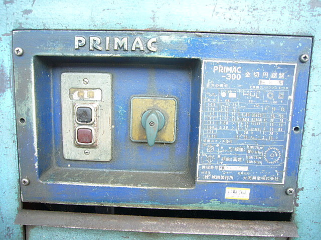 J000695 メタルソー 大同興業 PRIMAC-300 | 株式会社 小林機械 J000695 メタルソー 大同興業 PRIMAC-300 | 株式会社 小林機械