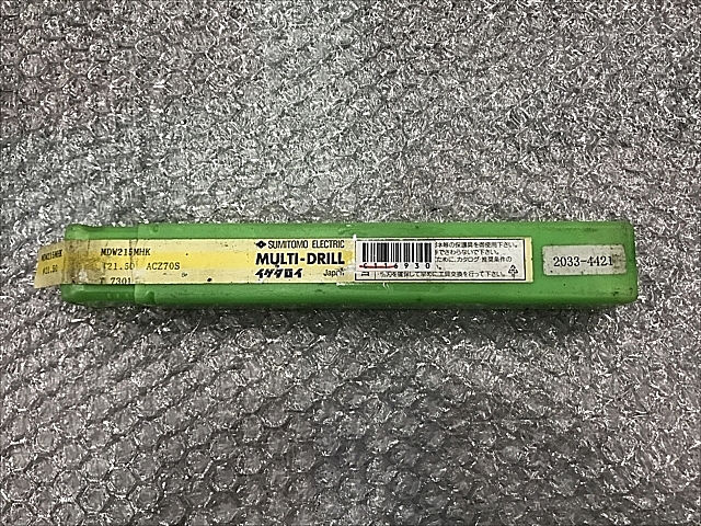 C116930 センタースルードリル新品 住友 MDW215MHK_0