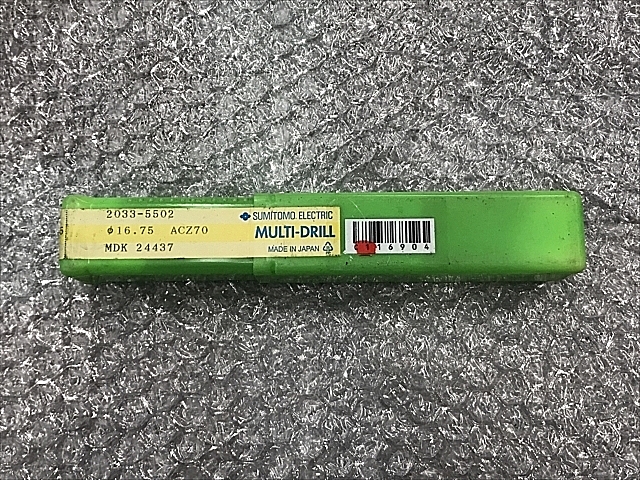 C116904 超硬ドリル 新品 住友電工（イゲタロイ） MDK24437