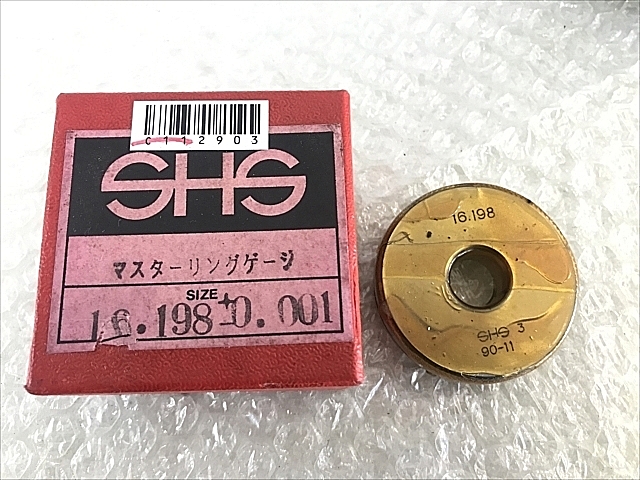 C112903 リングゲージ 新品 測範社 Φ16.198_0