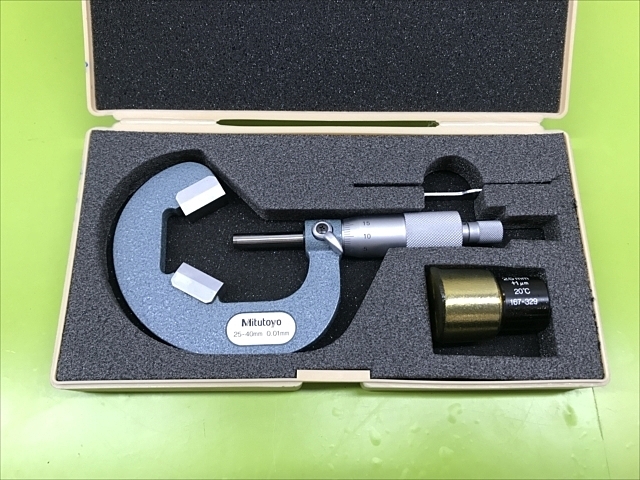 C110044 V溝マイクロメーター ミツトヨ VM3-40(114-103) | 株式会社