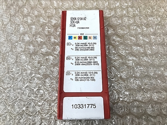 C108482 チップ 新品 サンドビック SEKN 12 04 AZ H13A_1