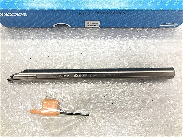 C106798 ボーリングバイトホルダー 新品 京セラ K16X-SDQCR07-20H_1