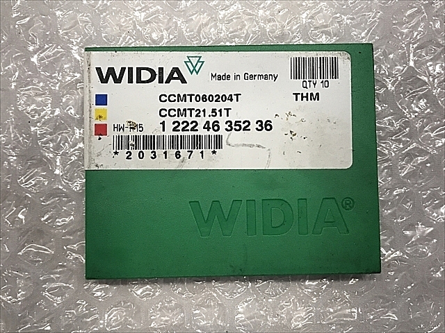 C106078 チップ 新品 WIDIA CCMT060204T_1