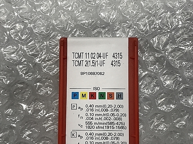 C106004 チップ 新品 サンドビック TCMT110204-UF 4315_1