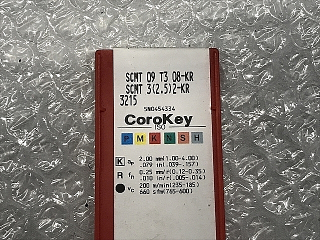 C106028 チップ 新品 サンドビック SCMT 09 T3 08-KR_1