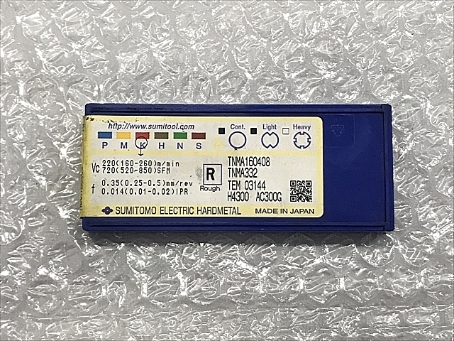 C106033 チップ 新品 住友電工（イゲタロイ） TNMA160408_1