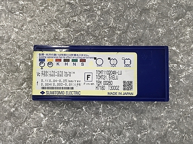 C106038 チップ 新品 イゲタロイ TCMT110204N-LU_1