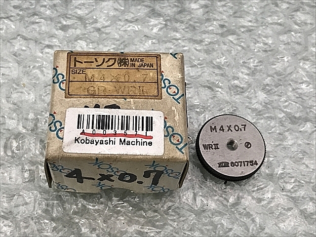 A003571 ネジリングゲージ トーソク M4P0.7