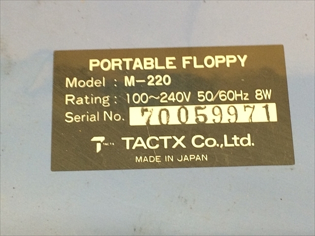 タクテックス　美品データーバンク　M-220 A013336 データバンク タクテックス M-220 | 株式会社 小林機械