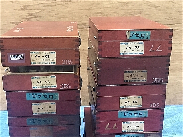 A129417 ピンゲージセット 新潟精機 AA-0B〜AA-8A_8