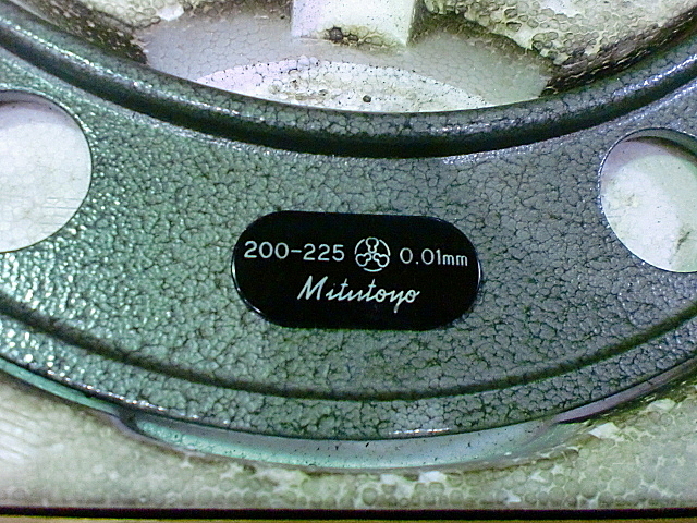 Mitutoyo マイクロメーター 200-225 0.01mm OM-225 標準外側マイクロ
