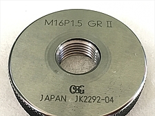 3222 OSG ネジリングゲージ M16 P1.5 GRⅡ GR2 GRII 愛知県岡崎市 直接引取可　エビス M16-P1.5-GR2WR2 | 限界ねじリングゲージ 旧JISリング工作用 | 第一測