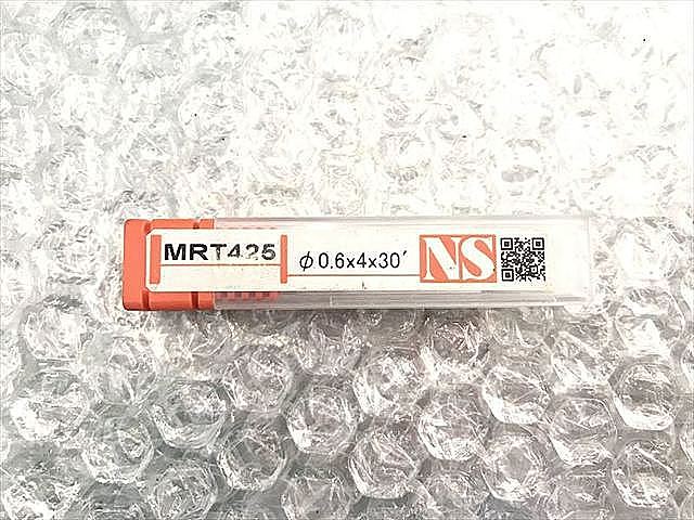 A113060 エンドミル 新品 NS TOOL MRT425 φ0.6×4×30'_0