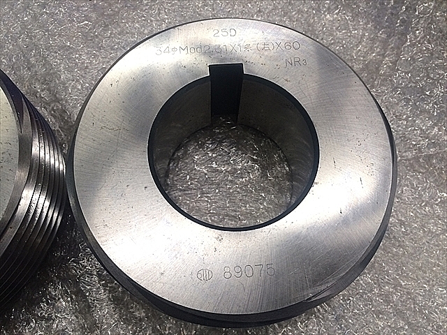 A112278 転造丸ダイス ツガミ 34φMod2.31×1条(右)×60_2