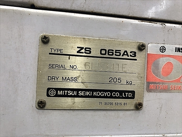 C111862 スクロールコンプレッサー 三井精機 ZS065A3 | 株式会社 C111862 スクロールコンプレッサー 三井精機 ZS065A3 | 株式会社