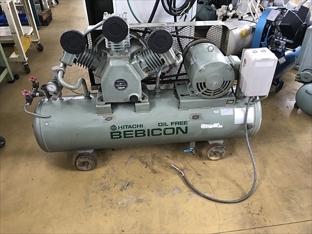 C102302 レシプロコンプレッサー 日立 5.5OP-8.5T50Hz | 株式会社 小林機械