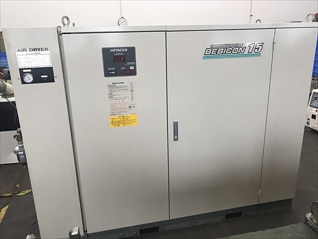 C101327 パッケージコンプレッサー 日立 POD-15EF5 | 株式会社 小林機械