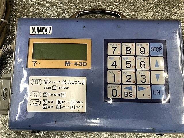 TACTX NCデーター入出力装置 M-430 - CFフラッシュ データーバンク