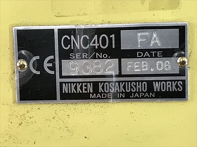 A129835 ＮＣ円テーブル 日研 CNC401FA_7