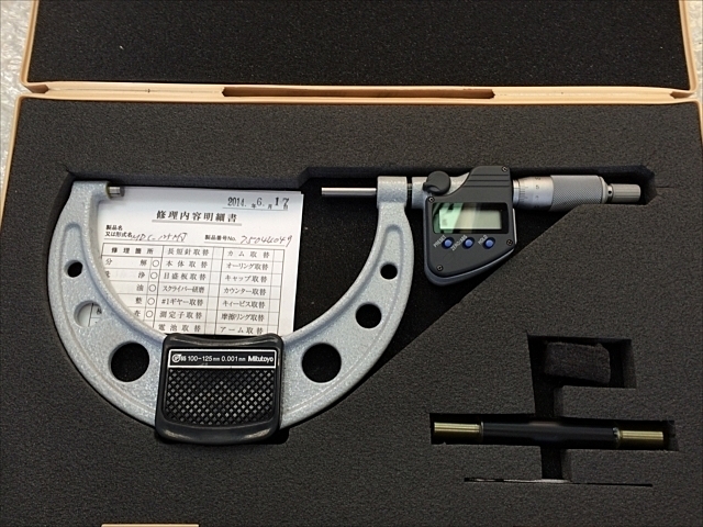 A129127 デジタル外側マイクロメーター ミツトヨ MDC-125MJB(293-250