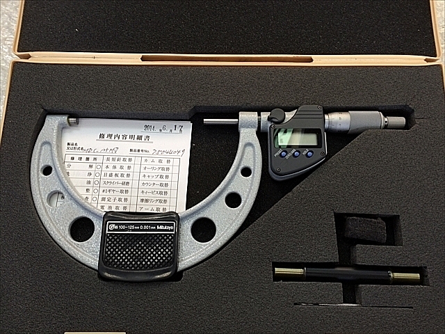 A129127 デジタル外側マイクロメーター ミツトヨ MDC-125MJB(293-250