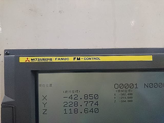 P005988 立型マシニングセンター 三菱重工業 M-V60E-FM_9