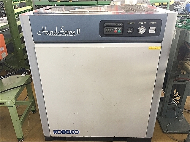 KOBELCO/コベルコ 30馬力 給油式スクリューコンプレッサー HM22A -  中古工具・プロ用機械買取販売のリサイクルショップ無限堂大阪店(管理No.210116105354002)