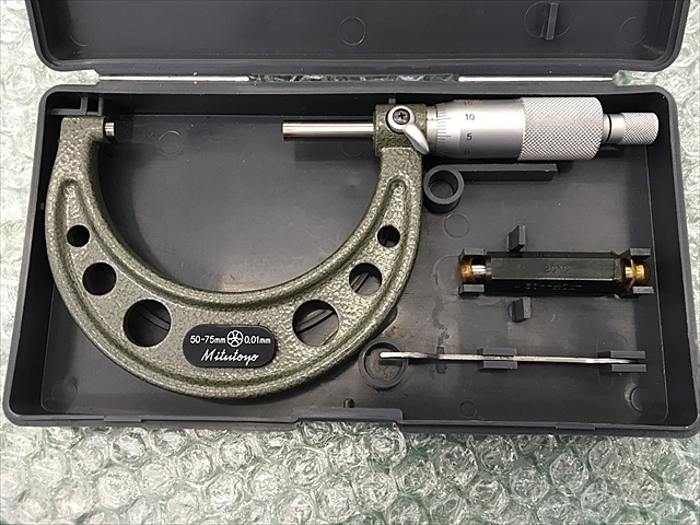 ミツトヨ　外側マイクロメーター　50～75mm 0.01mm OM-75 【中古】 標準外側マイクロメータ OM OM-75 | 商品 | ミツトヨ