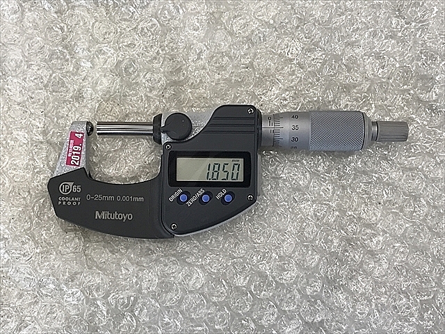 A122025 デジタル片球面マイクロメーター ミツトヨ BMS-25MJ(395-251 