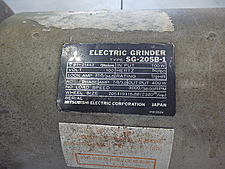 G004143 両頭グラインダー 三菱電機 SG-205B-1 | 株式会社 小林機械