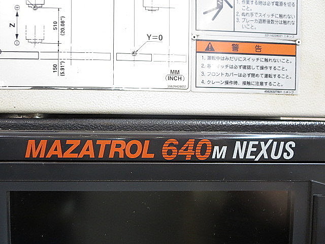 P004438 立型マシニングセンター ヤマザキマザック VCN-410A_1