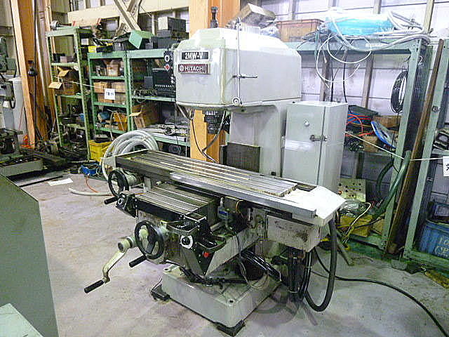 B004349 ひざ型フライス 日立精工 2MW-V_1