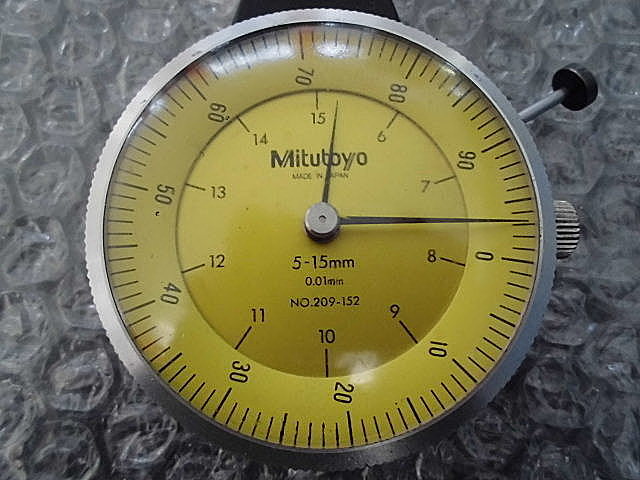ミツトヨ Mitutoyo 標準形ダイヤルゲージ 2044A-60 目量0.01mm