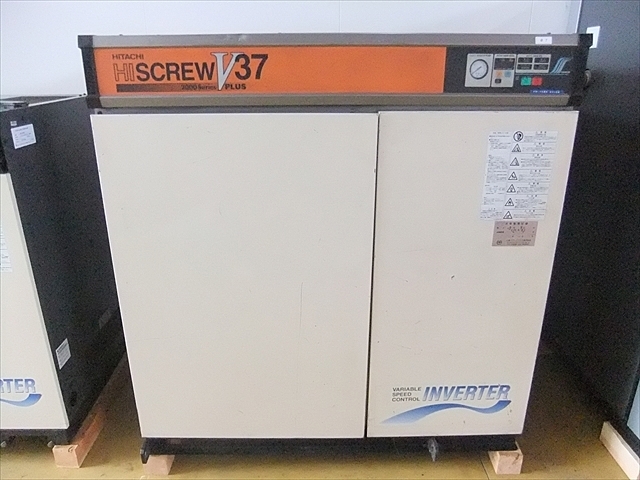 A101526 スクリューコンプレッサー 日立 OSP-37V5A2 | 株式会社 小林機械