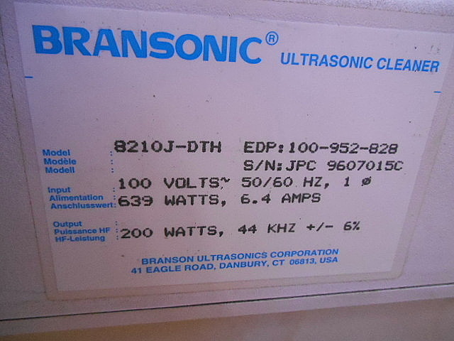 ブランソン 超音波洗浄器 251×302×303mm M1800-J  7-5318-41