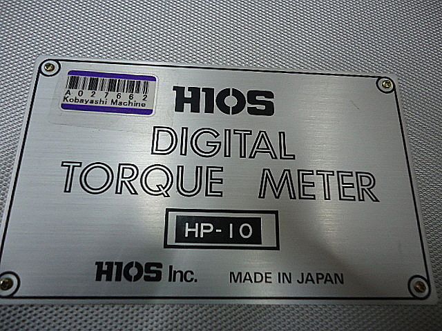 A027662 デジタルトルクメーター ハイオス HP-10 | 株式会社