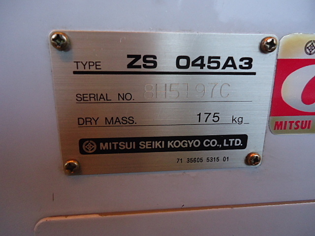 A027830 スクロールコンプレッサー 三井精機 ZS045A3 | 株式会社 小林機械