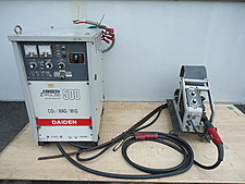 半自動溶接機 CO2半自動溶接機500Aエンジン（ディーゼル）ガウジング・三相電源兼用