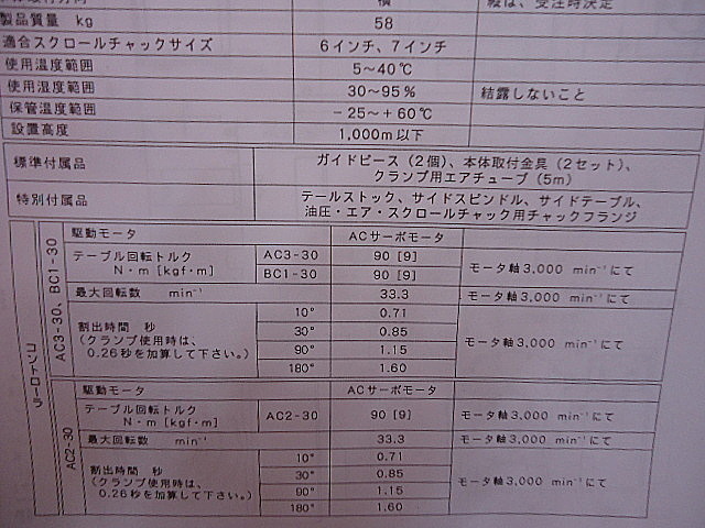 A022625 NC円テーブル ユキワ精工 JNC200L | 株式会社 小林機械 A022625 NC円テーブル ユキワ精工 JNC200L | 株式会社 小林機械