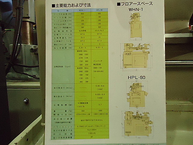 P002044 卓上旋盤 長谷川 WHN-1_7
