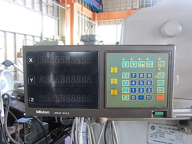 B003012 ひざ型フライス 日立精工 2MW-V_7