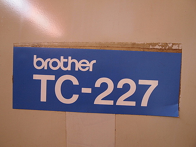 P001651 タッピングセンター ブラザー TC-227_2