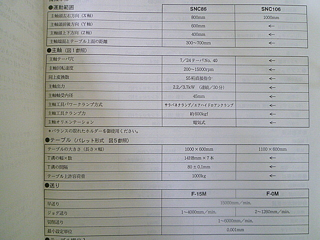 J002040 グラファイト加工機 牧野フライス製作所 SNC106-A5_20