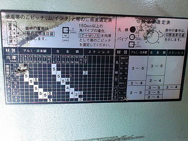 A019457 バンドソー 日立 CB-22F_6